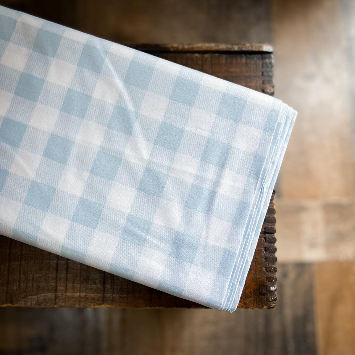 Light blue Buffalo plaid