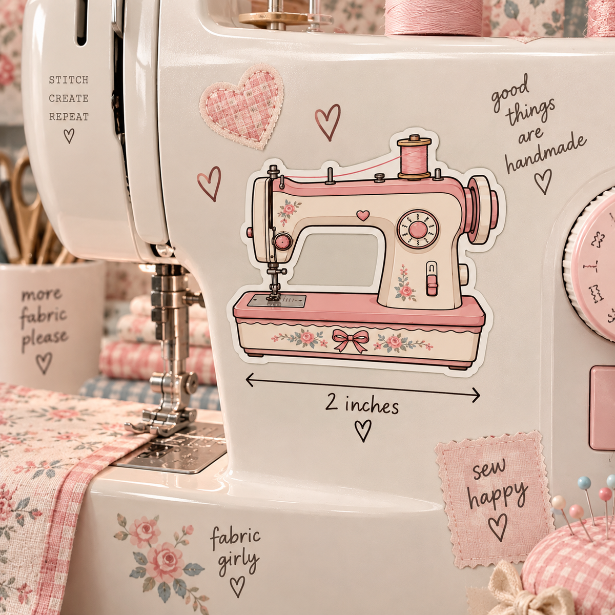 sewing machine STICKER ☆