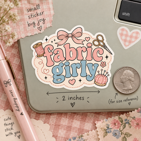 fabric girly STICKER ☆