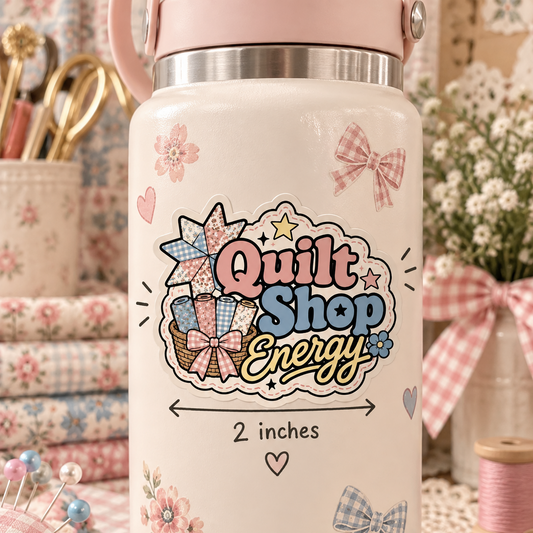 quilt store energy STICKER ☆