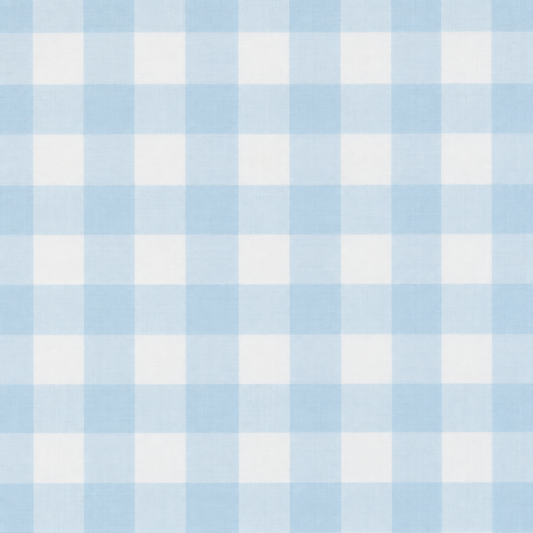 Light blue Buffalo plaid